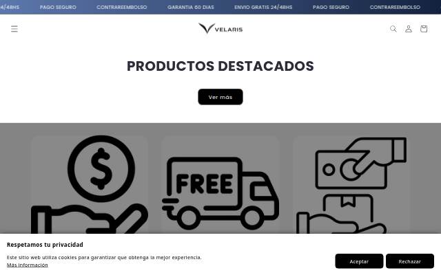 Velaris storefront