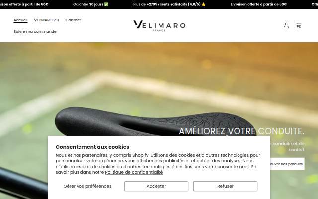 VELIMARO storefront