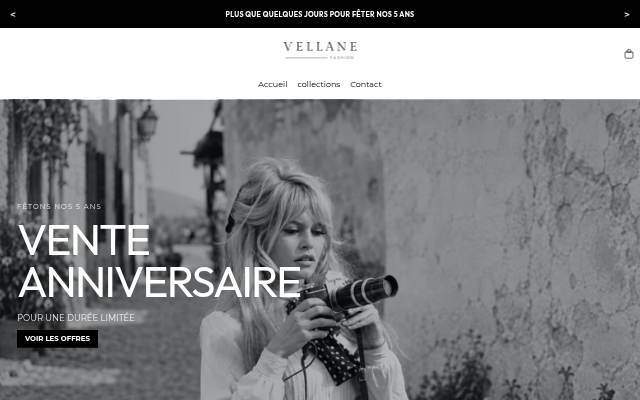Vellane storefront