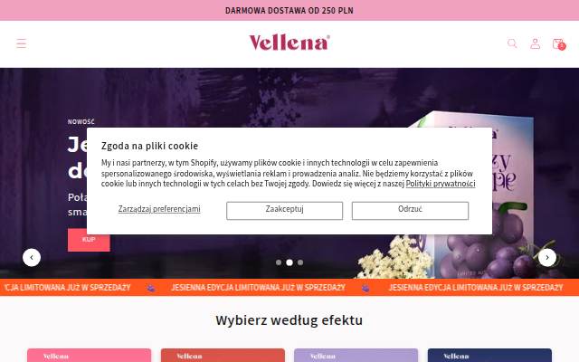 vellena.pl storefront
