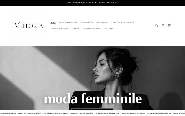 Velloria storefront