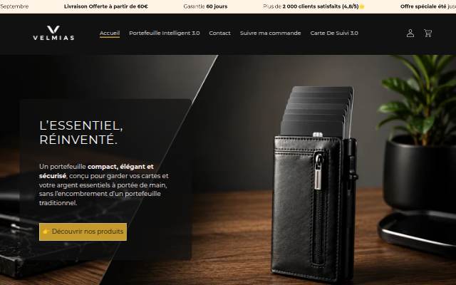VELMIAS storefront
