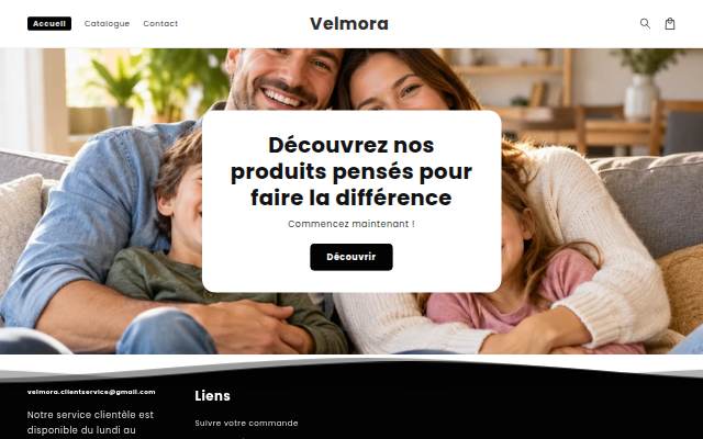 Velmora storefront