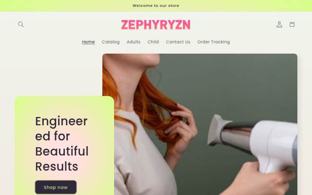 Zephyryzn storefront