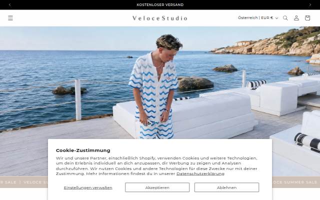 Veloce Studio storefront