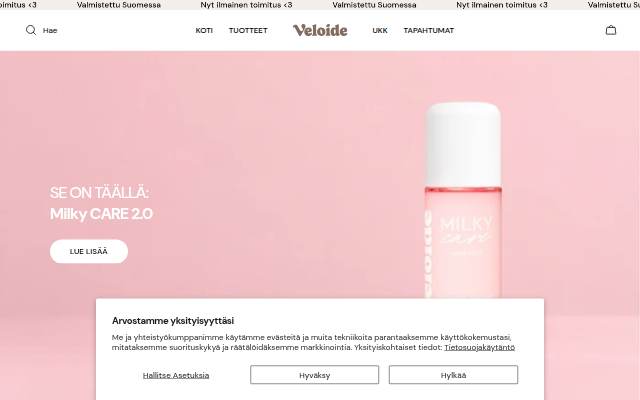 Veloide storefront
