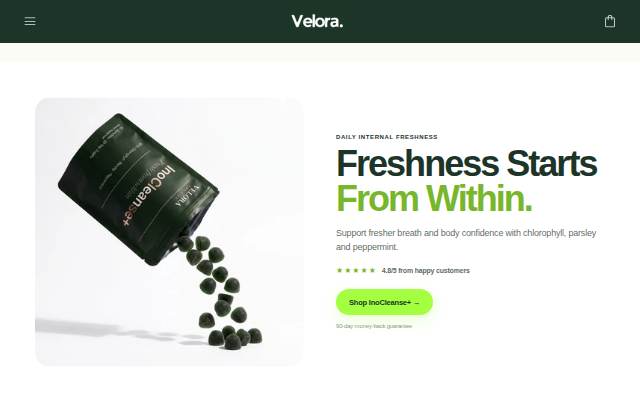 Velora storefront
