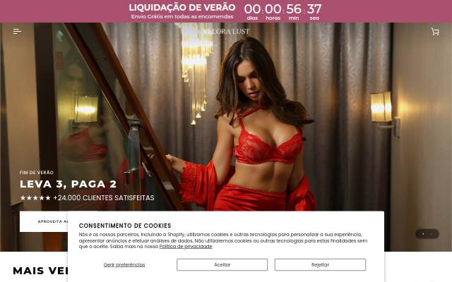 Velora Lust storefront