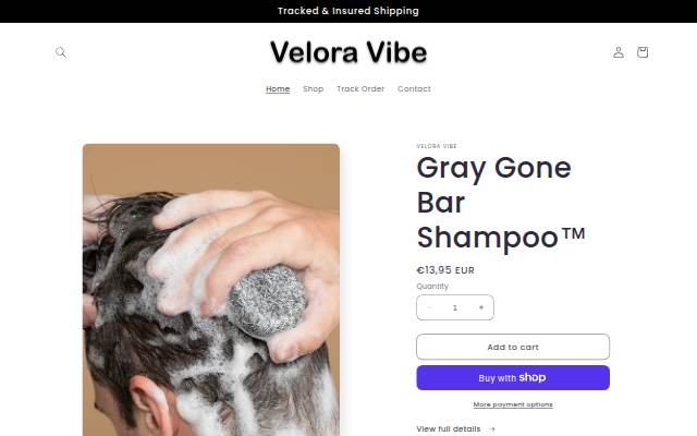 Velora Vibe storefront