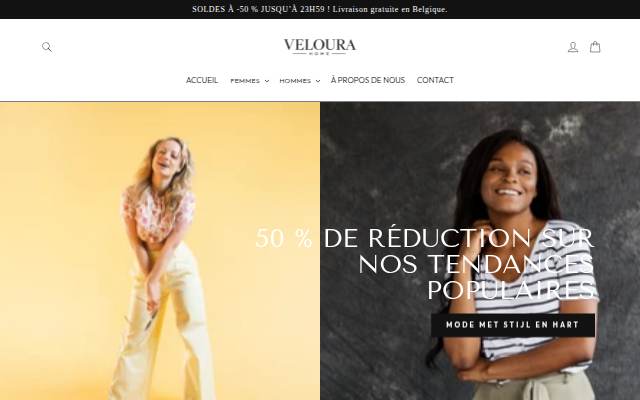 Veloura Mode storefront