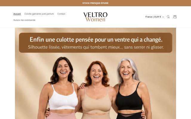 VELTRO storefront