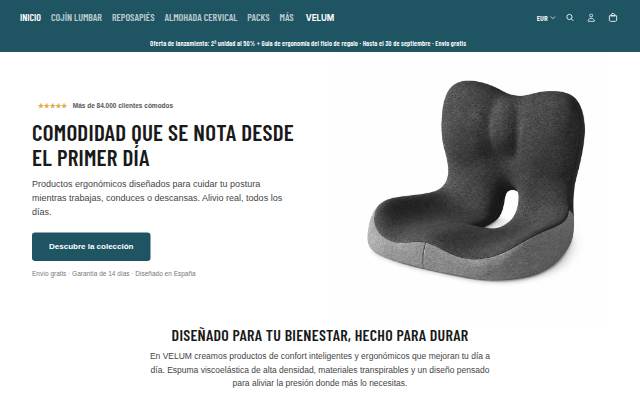 VELUM storefront