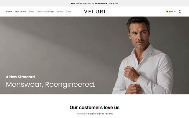 Veluri storefront