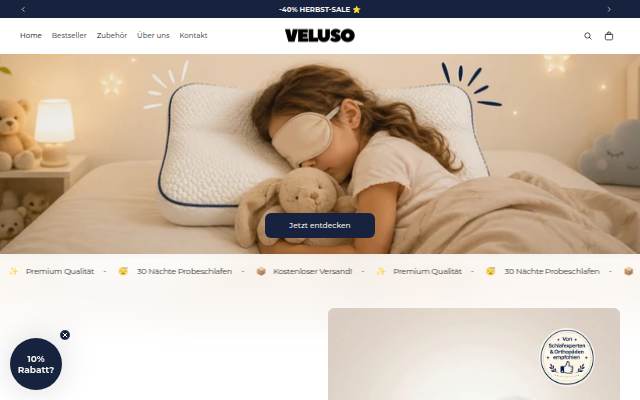 VELUSO storefront