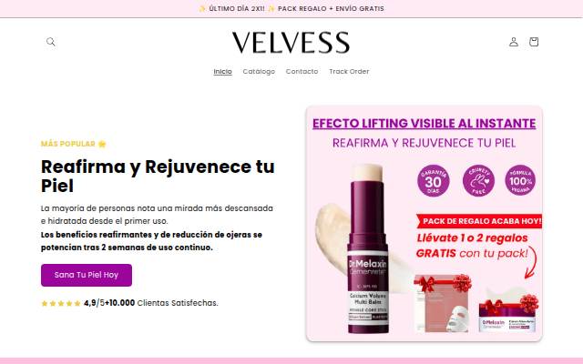 Velvess storefront