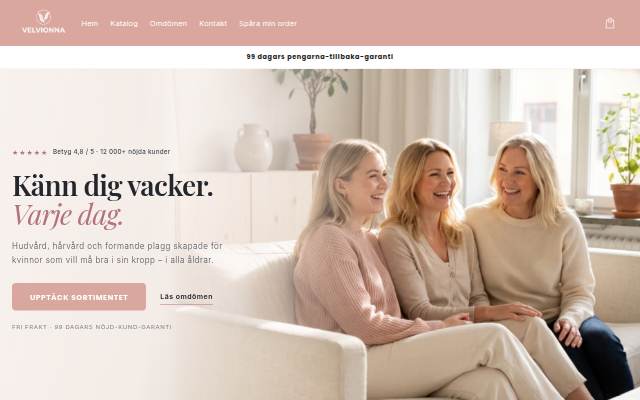 Velvionna storefront