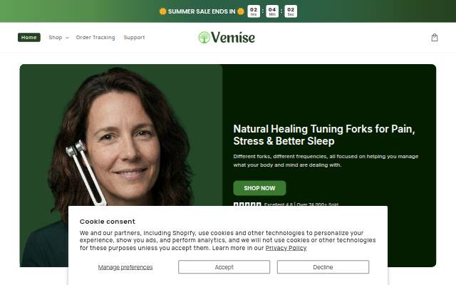 Vemise storefront
