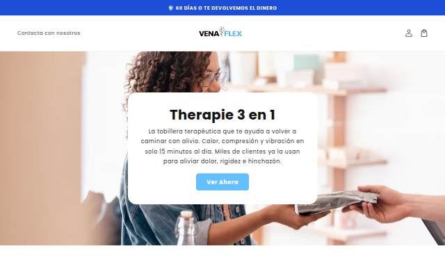 VenaFlex COD storefront