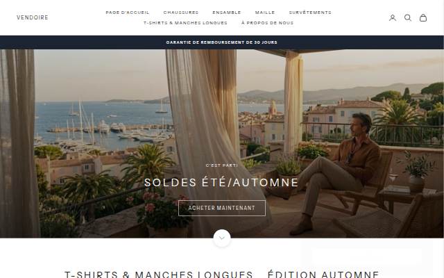 Vendoire storefront