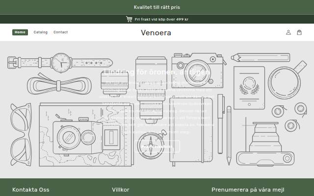 Startseite von Venoera