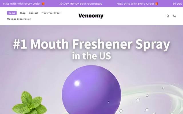 Venoomy storefront