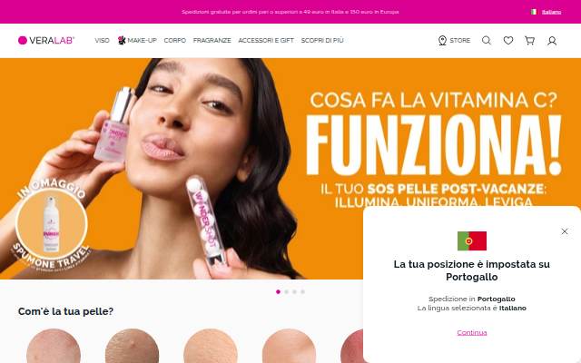 Veralab storefront