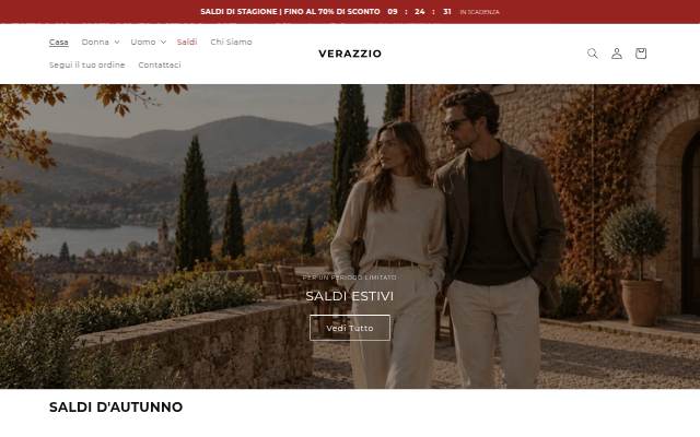 Verazzio | Eleganza senza tempo. Stile autentico. storefront