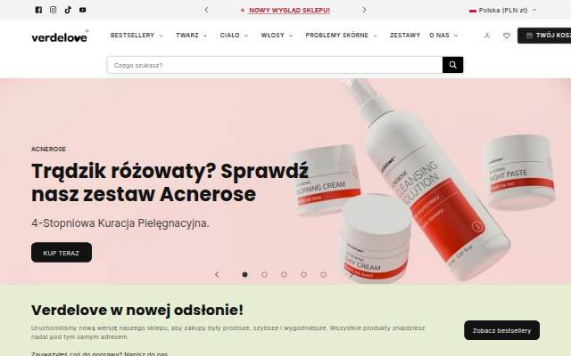 Verdelove.pl storefront