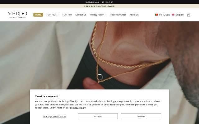 Verdo storefront