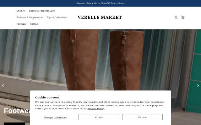 Verelle Market storefront
