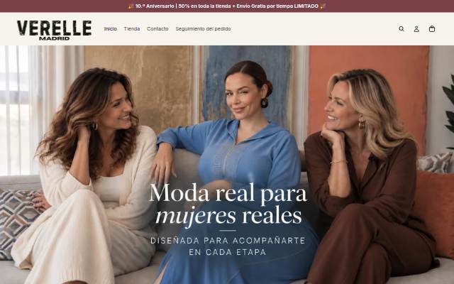 Escaparate de VERELLE MODA