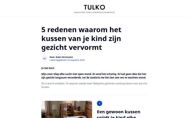 5 redenen waarom het kussen het gezicht van je kind vervormt storefront
