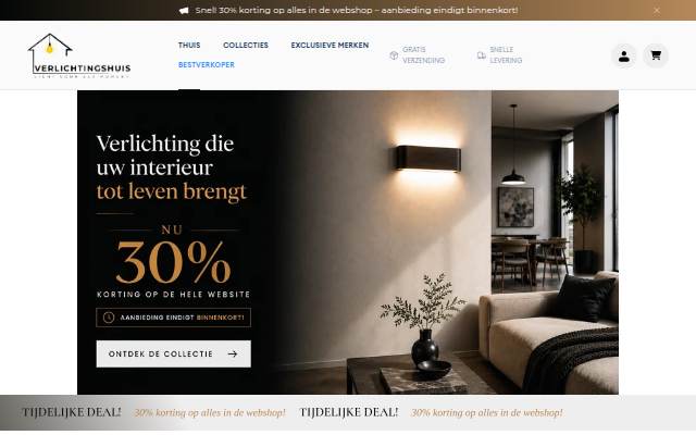 Verlichtingshuis storefront