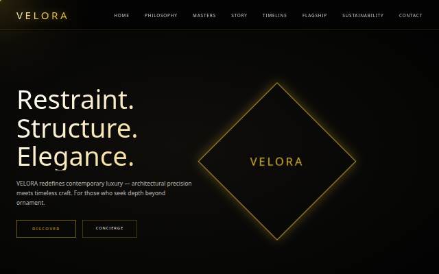 VELORA storefront
