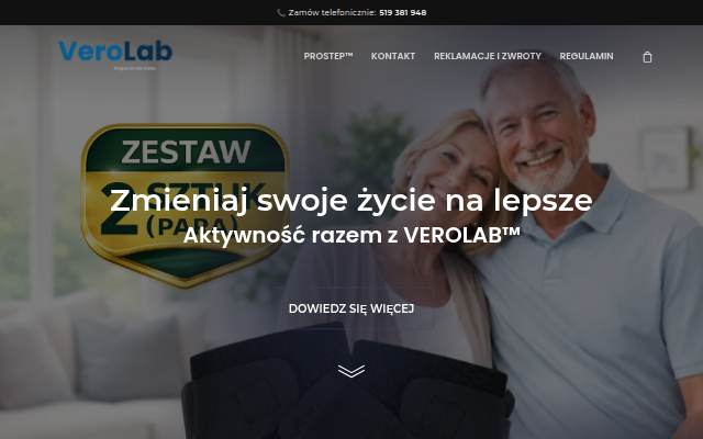 VEROLAB storefront