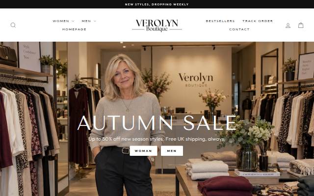Verolynboutique storefront