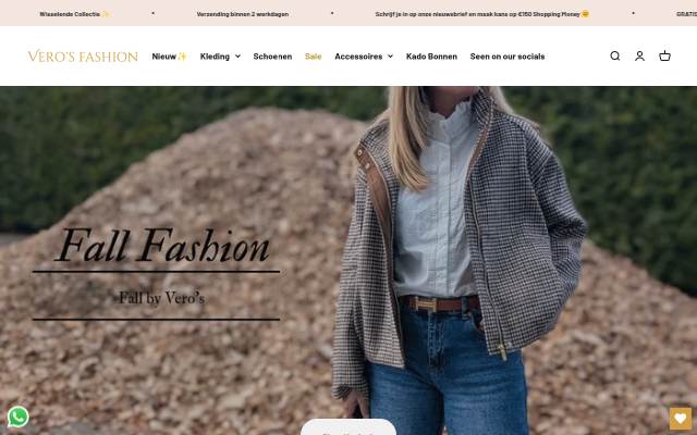 Vero's Fashion Items storefront