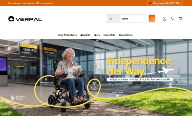 VerpalUK storefront