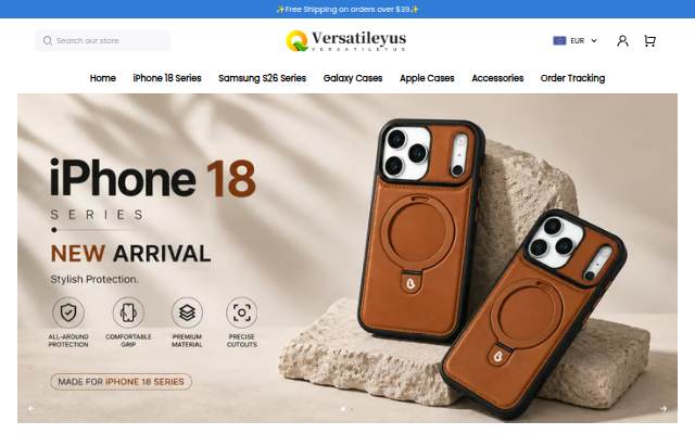 Versatileyus storefront