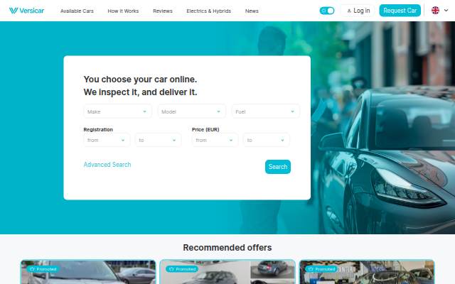 Versicar storefront