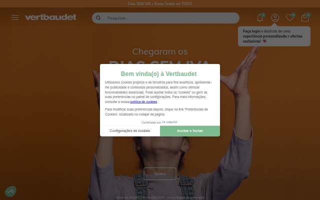 Vertbaudet storefront