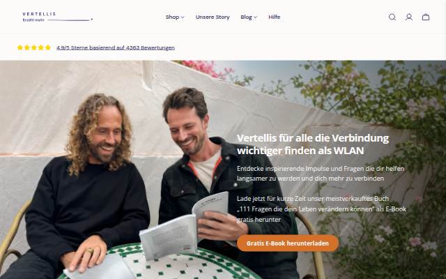 Vertellis Deutschland storefront