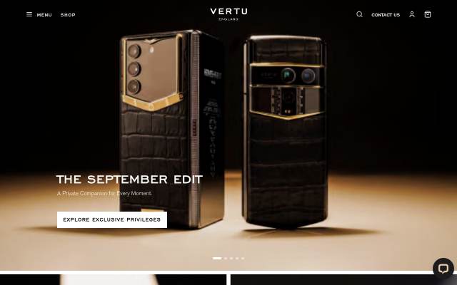 VERTU storefront