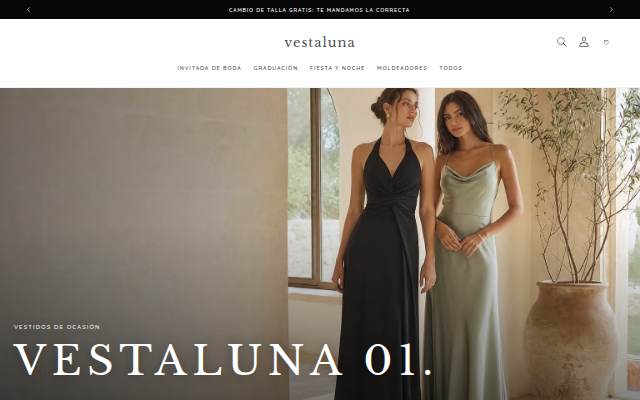 Vestaluna storefront
