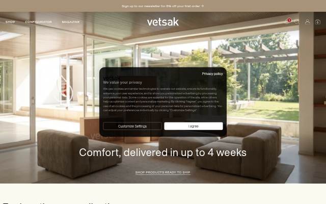 vetsak® storefront