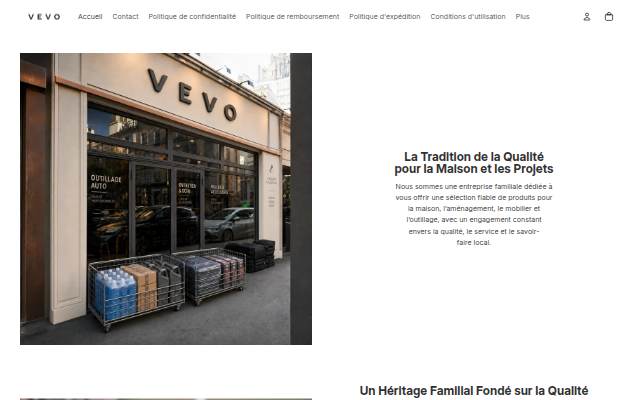 Startseite von VEVO