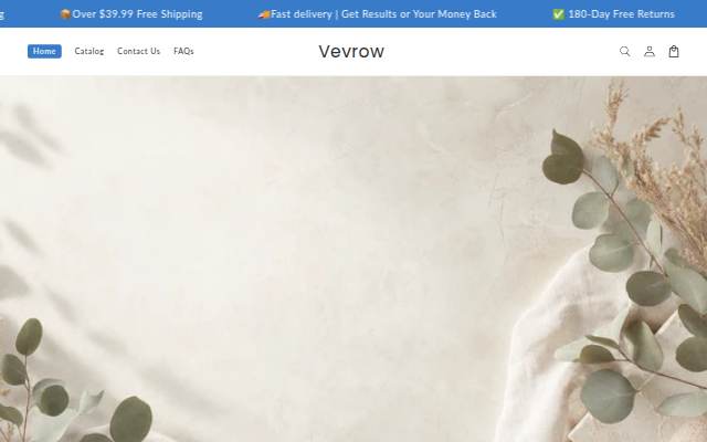 Vevrow storefront