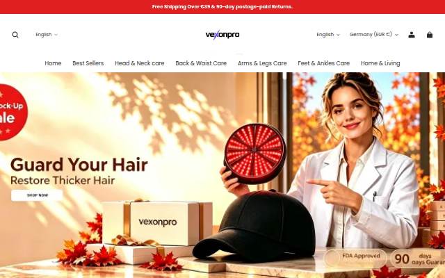 Vexonpro storefront