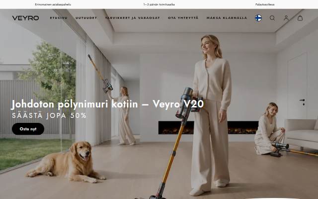 Veyro storefront