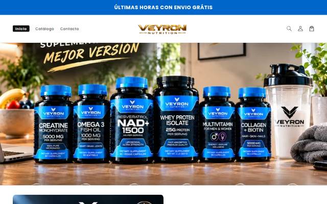 Vitrine de Veyron Nutrition